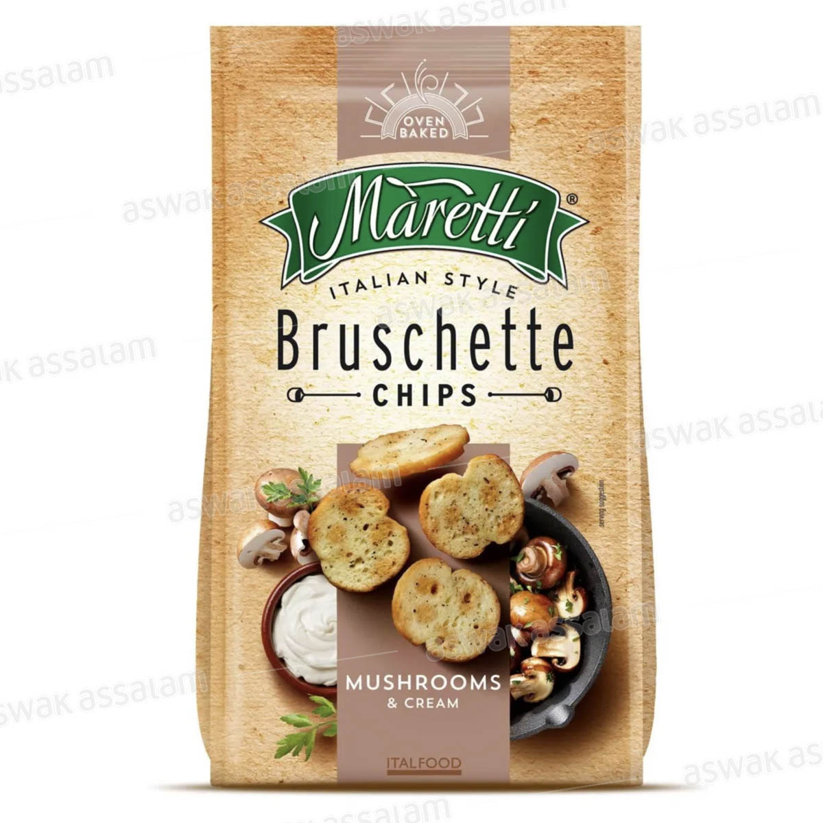 BOUCHEES DE PAIN SAVEUR CHAMPIGNON & CREME 70G MARETTI