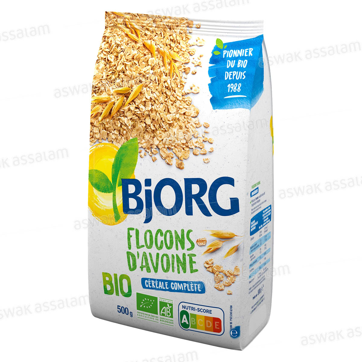 FLOCONS D'AVOINE 500G BJORG