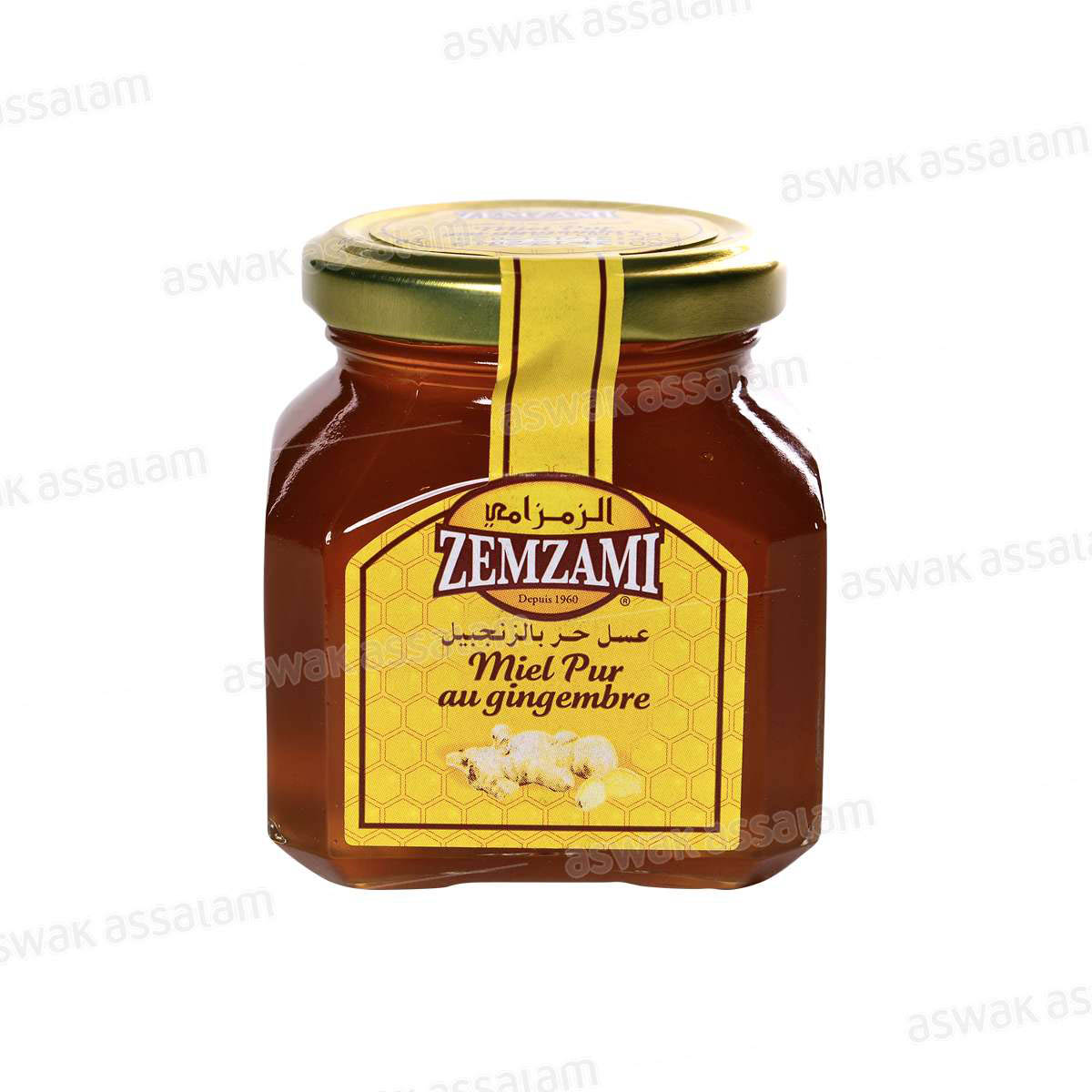MIEL AU GINGEMBRE 250G ZEMZAMI