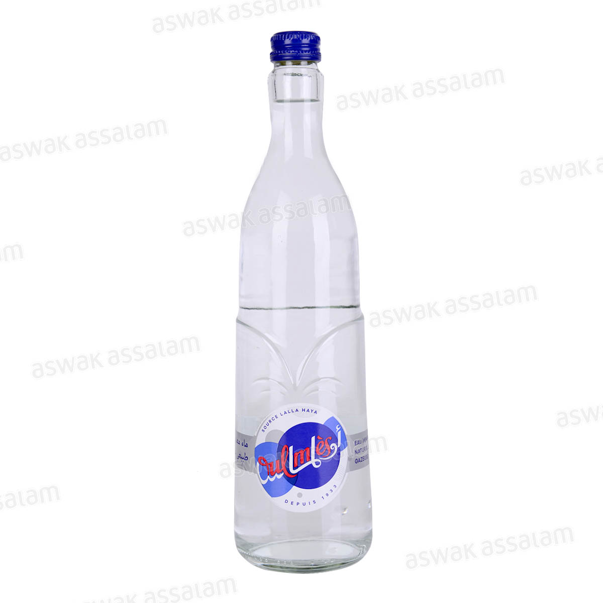 EAU GAZEUSE BOUTEILLE EN VERRE 75CL OULMES