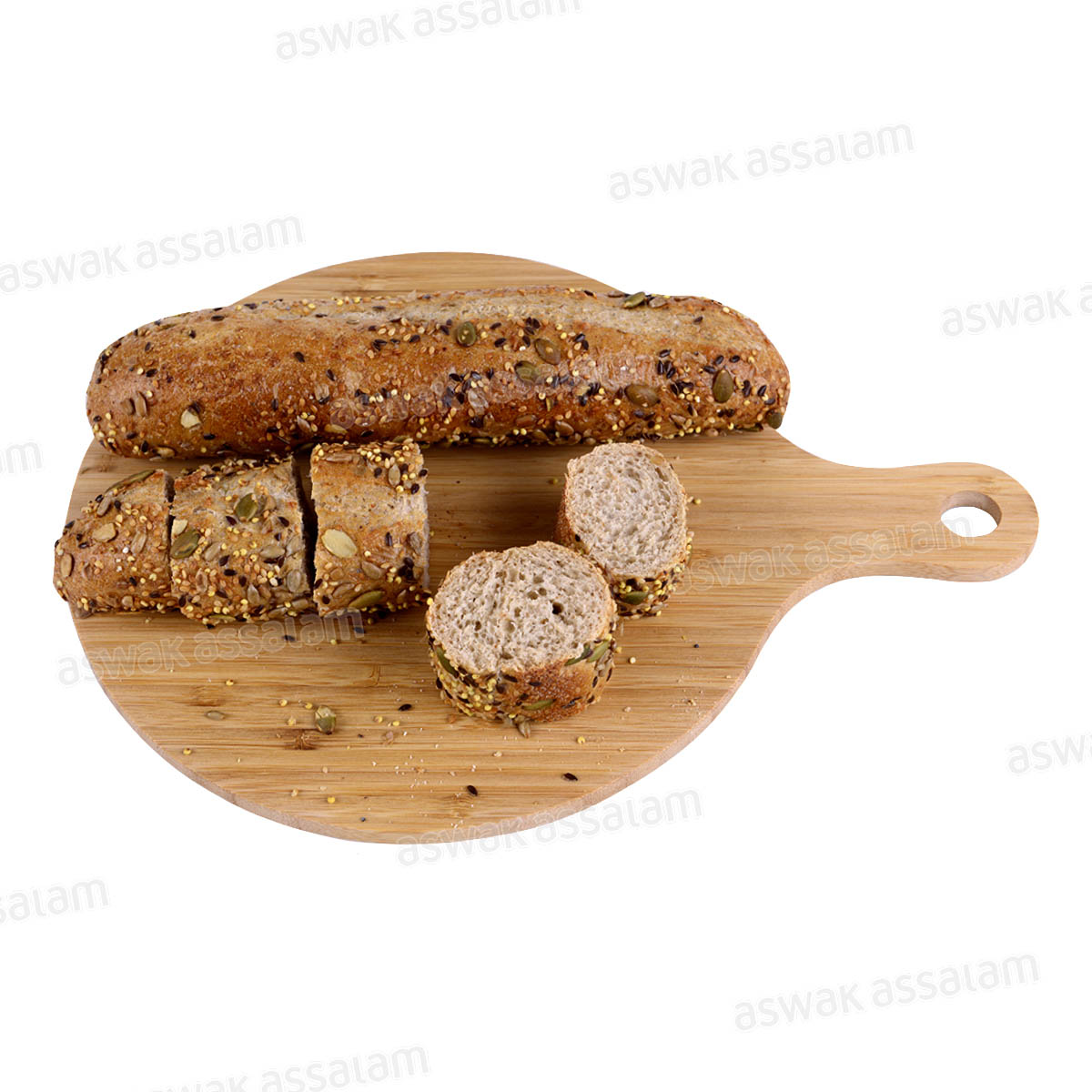 LOT DE 4 PAINS SANDWICHS AUX CEREALES