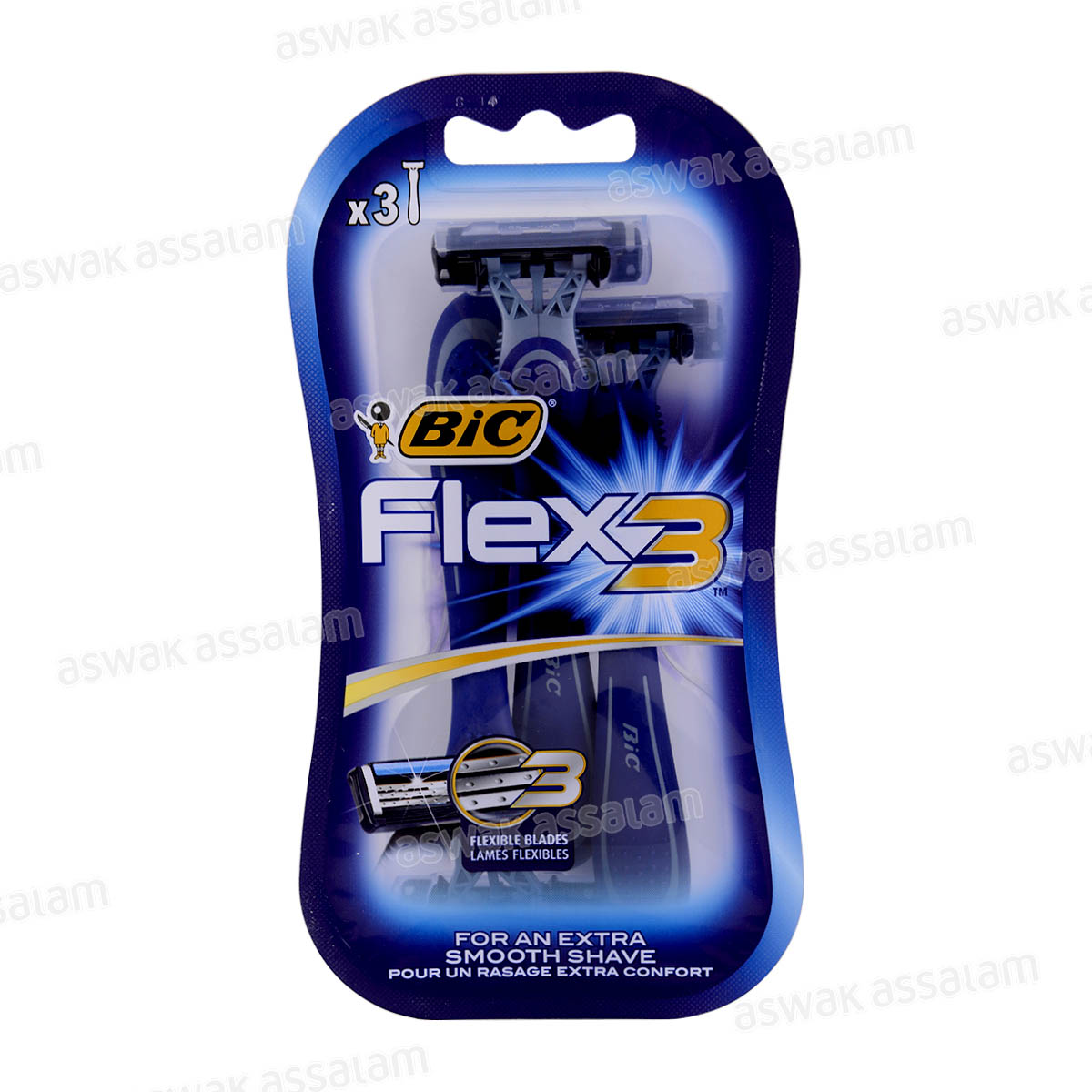RASOIR FLEX3 3 UNITES BIC