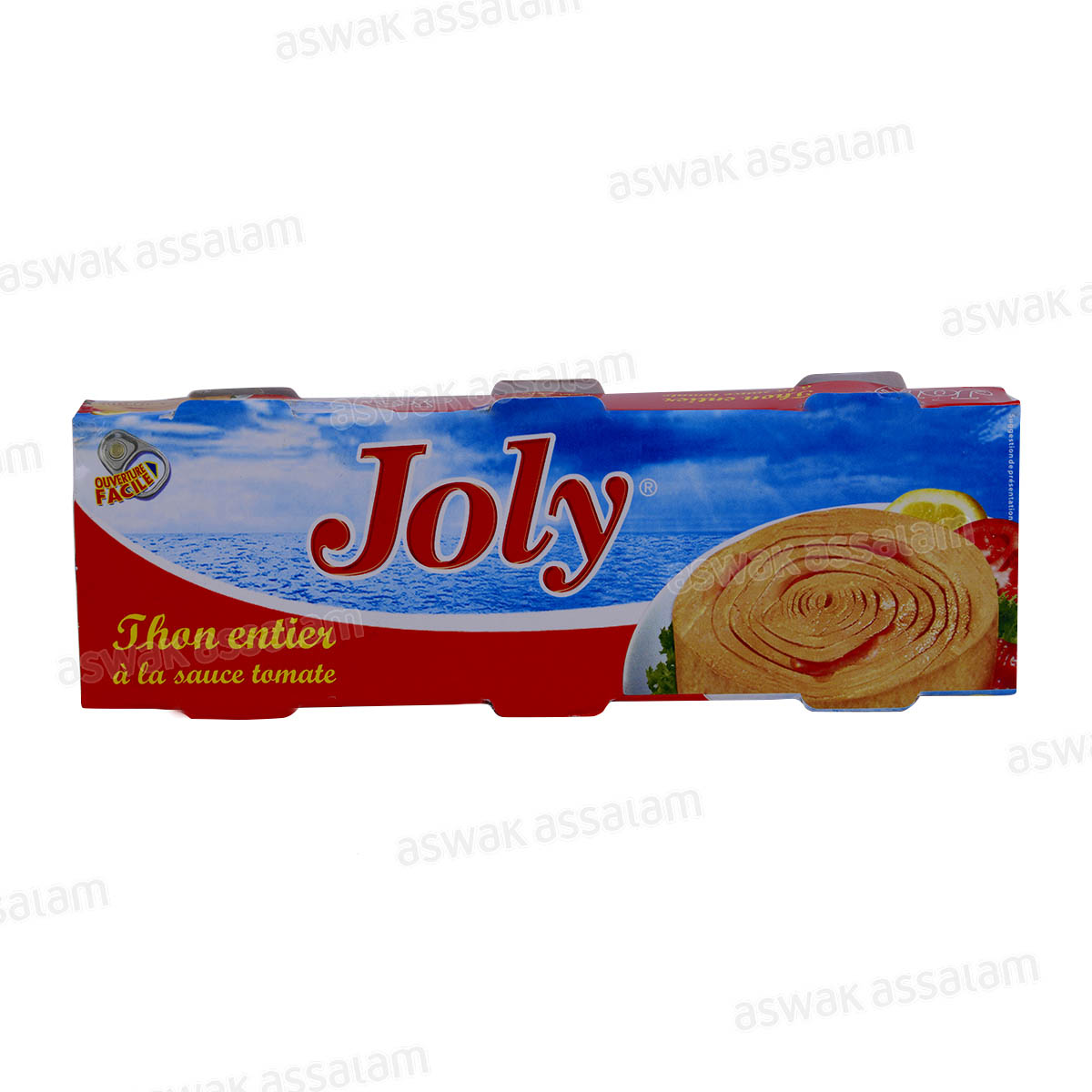 THON ENTIER A LA SAUCE TOMATE 3*85G JOLY