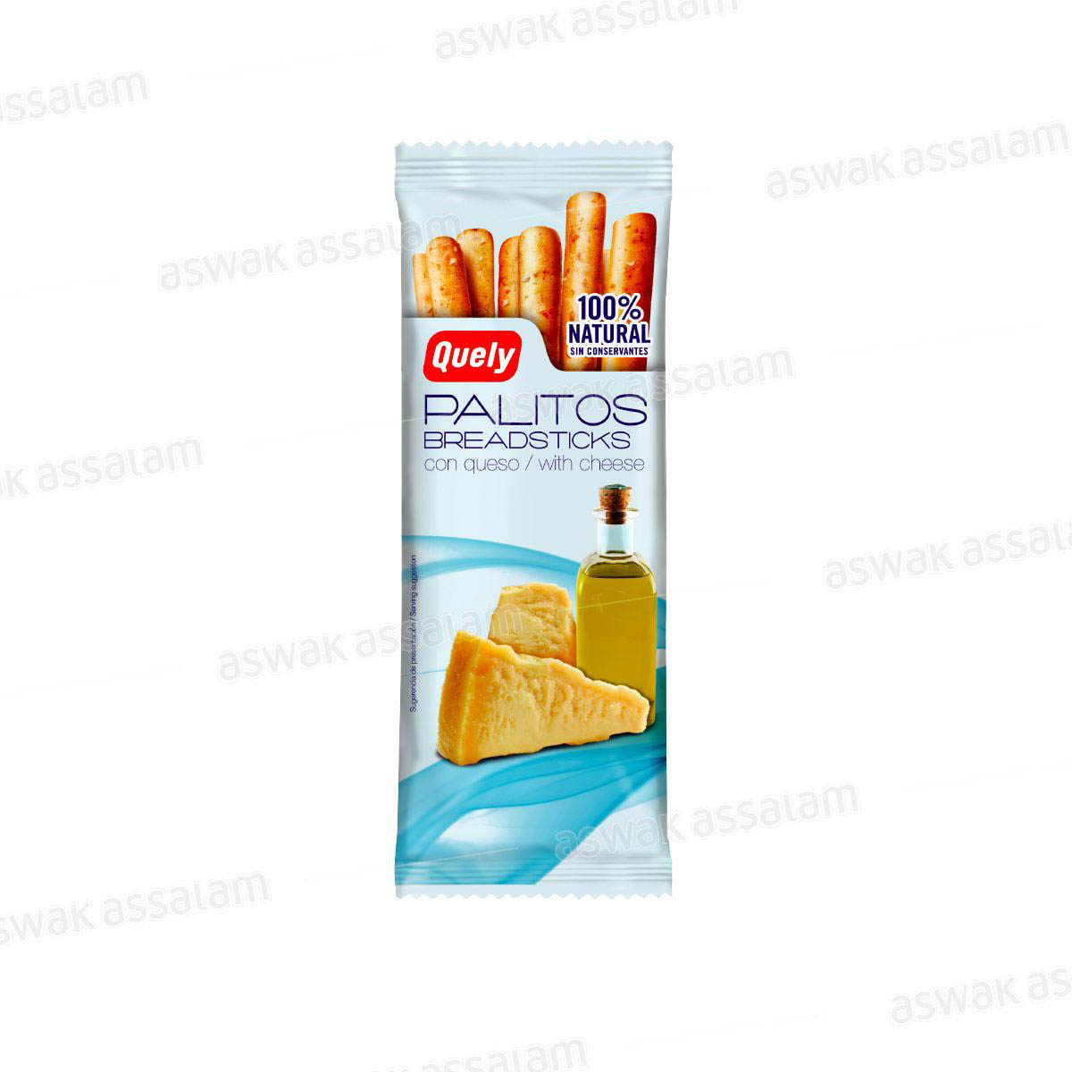 PAIN STICK AU FROMAGE 100% NATUREL 50G QUELY