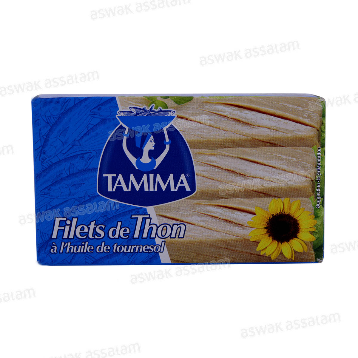 FILET DE THON A L'HUILE DE TOURNESOL 125G TAMIMA