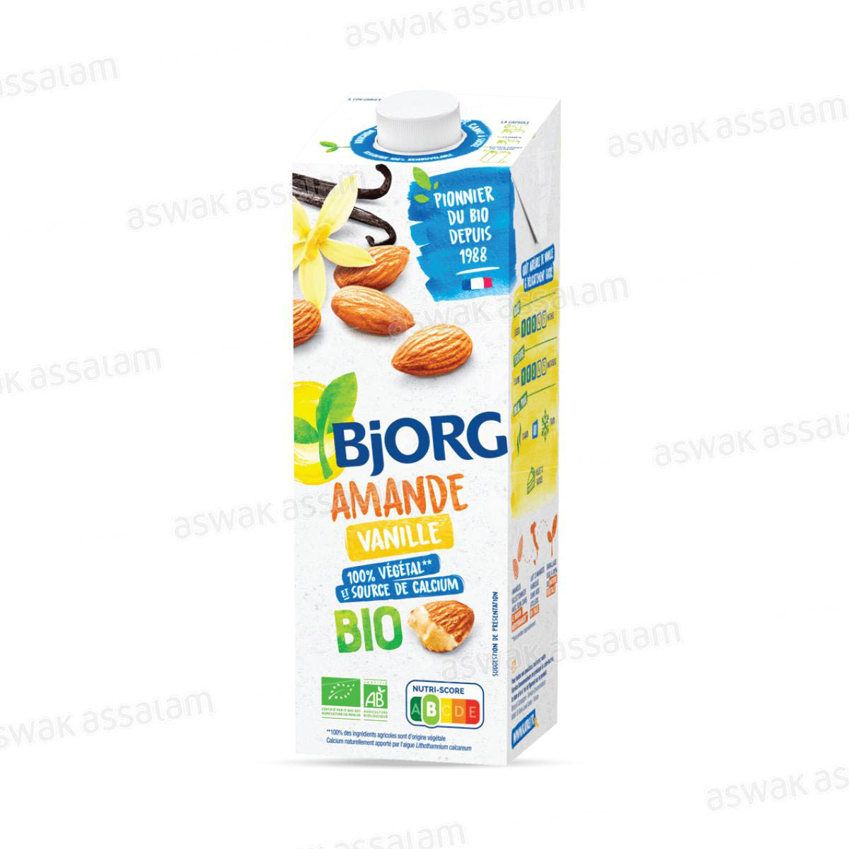LAIT D'AMANDE VANILLE BIO 1L BJORG