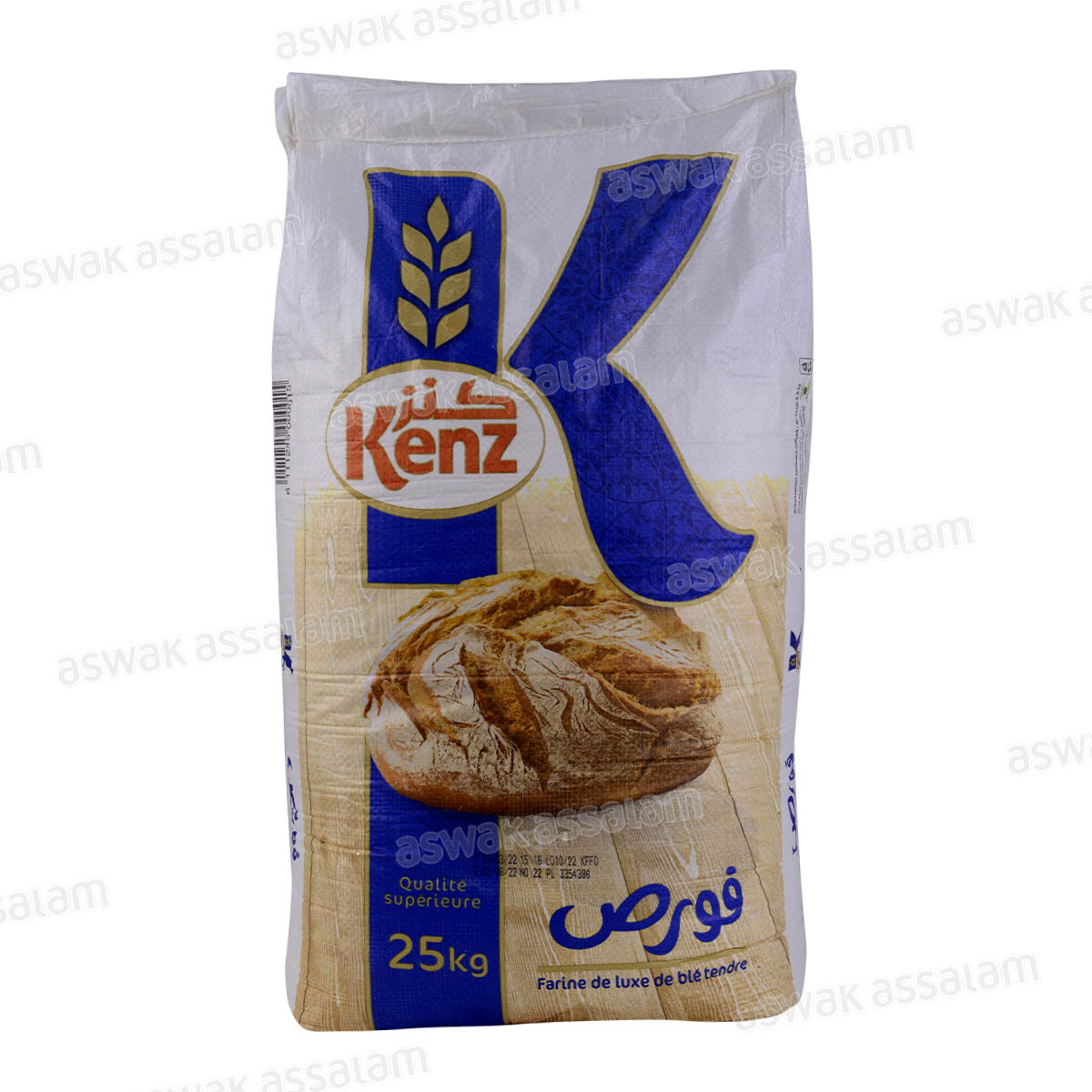 FARINE DE LUXE DE BLE TENDRE 25KG KENZ