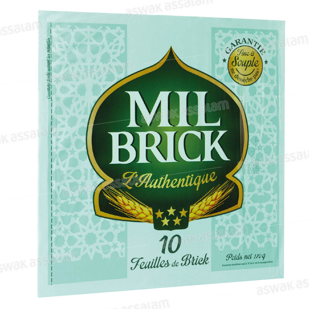 FEUILLES DE BRICK 10 UNITES 170G MIL BRICK