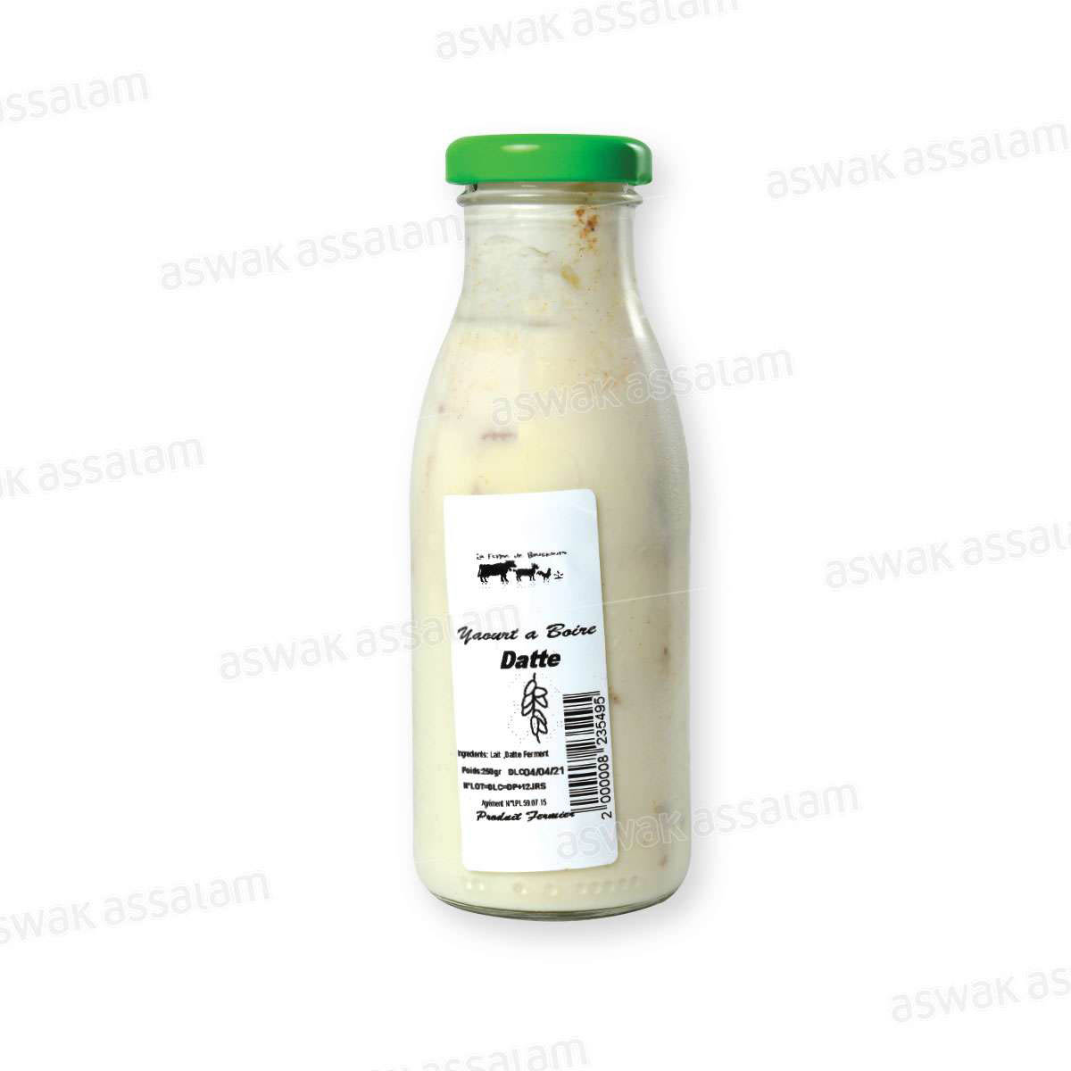 YAOURT A BOIRE DATTE 250G LA FERME DE BOUSKOU