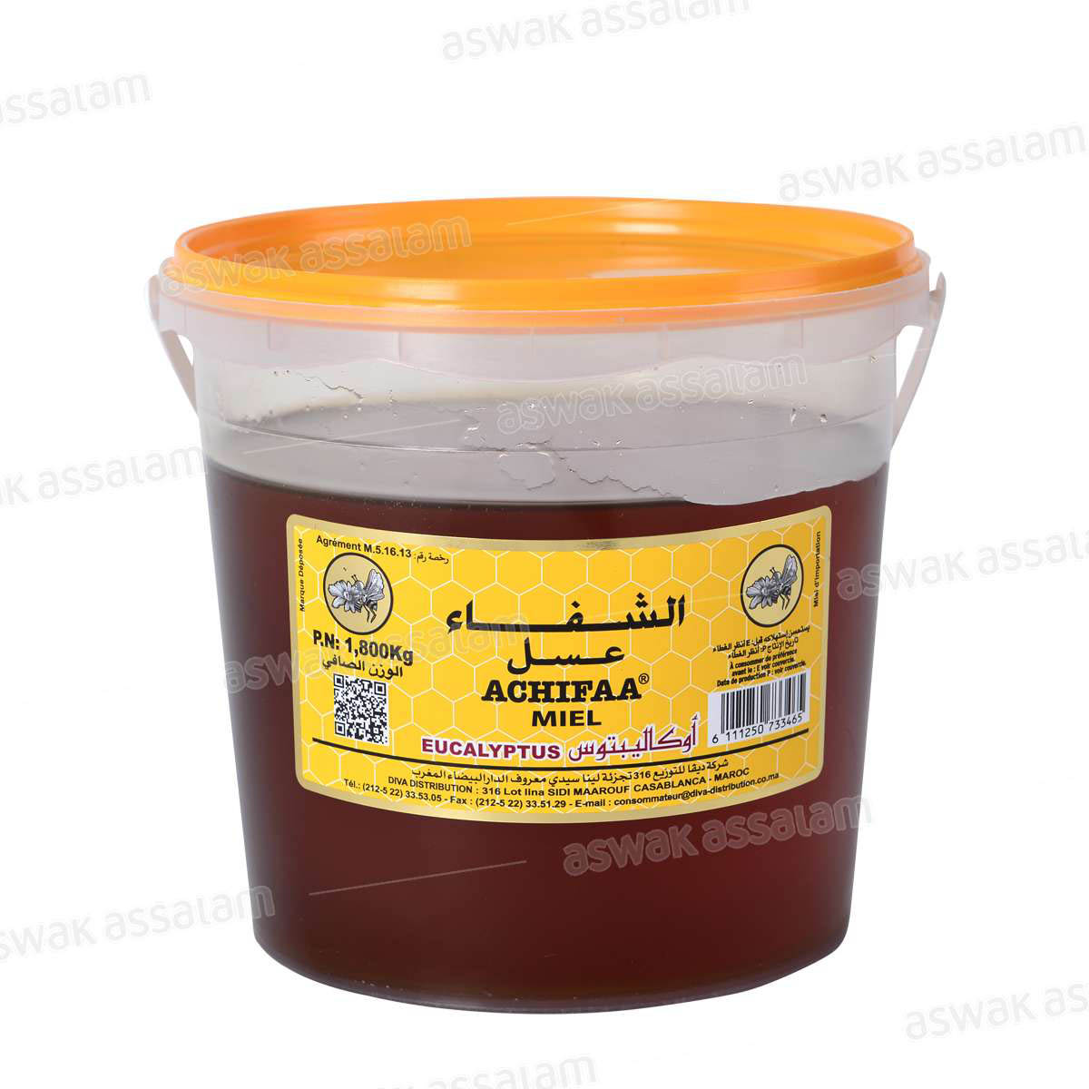 MIEL EUCALYPTUS 1,9KG ACHIFAA