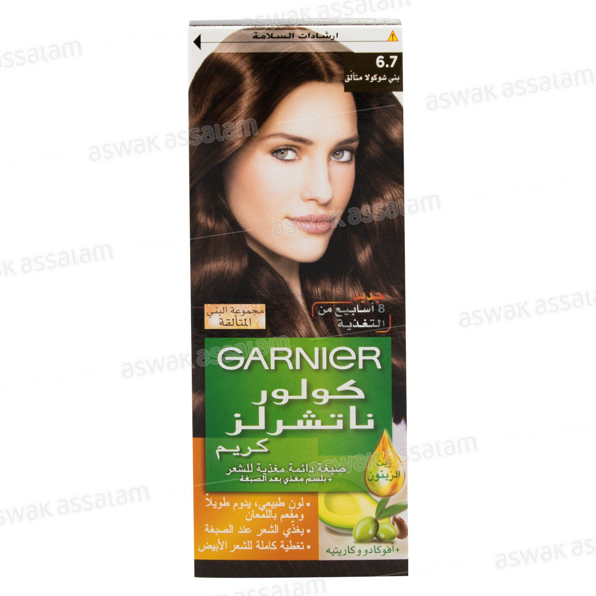 COLORATION 6.7 BRUN CHOCOLAT PUR COLOR NATURALS GARNIER