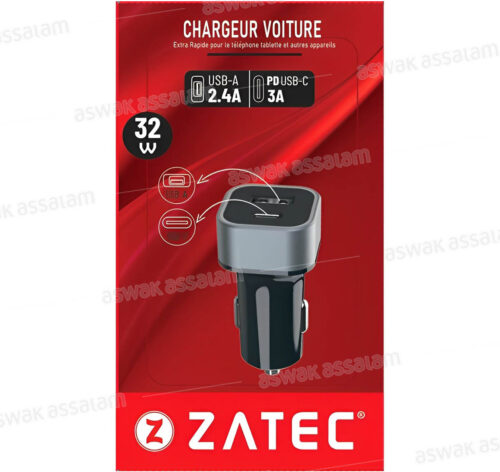 CHARGEUR AUTO PD 32W M-C27 ZATEC