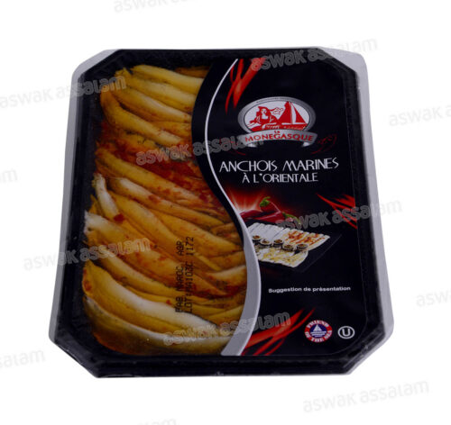 ANCHOIS MARINES A L’ORIENTAL 200G LA MONEGASQUE
