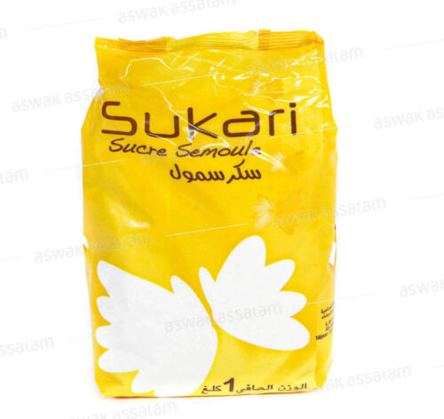 SUCRE SEMOULE BLANC 1 KG SUKARI