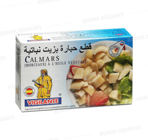 CALAMARS A L’HUILE VEGETALE 115G VIGILANTE