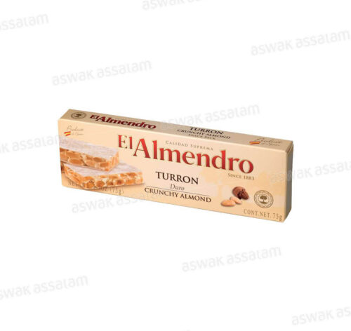 NOUGAT CRUNCHY AMANDE 75G TURRON EL ALMENDRO