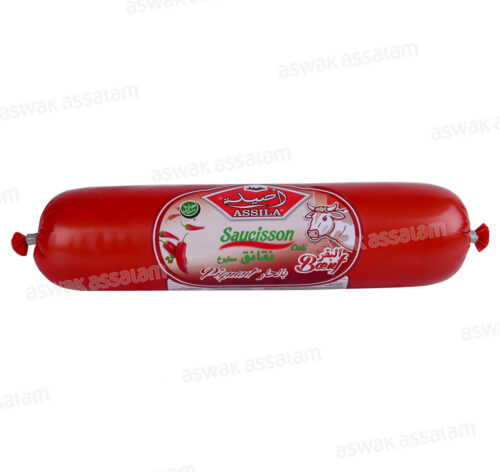SAUCISSON DE BOEUF PIQUANT 350G ASSILA