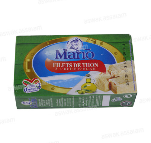 FILET DE THON A LHUILE DOLIVE 125G MARIO