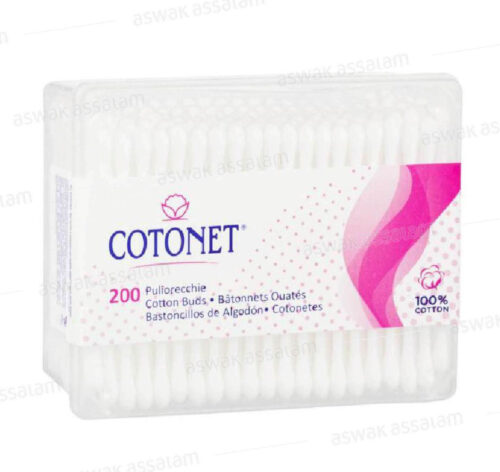 COTONS-TIGES 200 UNITES COTONET