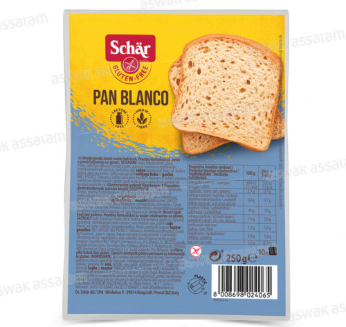 PAIN BLANC SANS GLUTEN 250G SCHAR