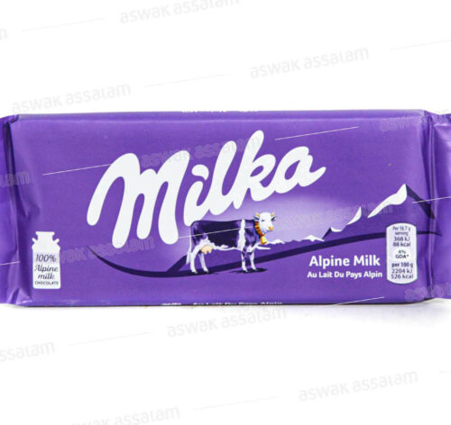 CHOCOLAT TABLETTE ALPINE MILK 100G MILKA