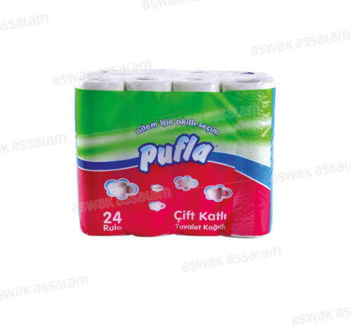 PAPIER HYGIENIQUE 24 ROULEAUX PUFLA