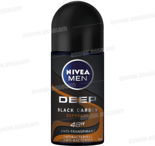 DEODORANT BILLE DEEP BLACK CARBON ESPRESSO 50ML NIVEA MEN