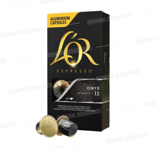 CAFE 10 CAPSULES N°12 ONYX L’OR