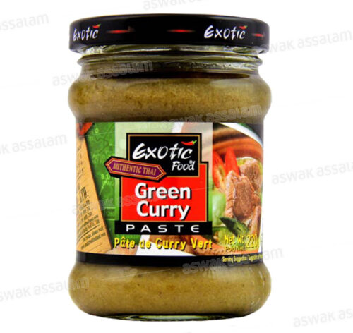 PATE DE CURRY VERT 220G EXOTIC FOOD