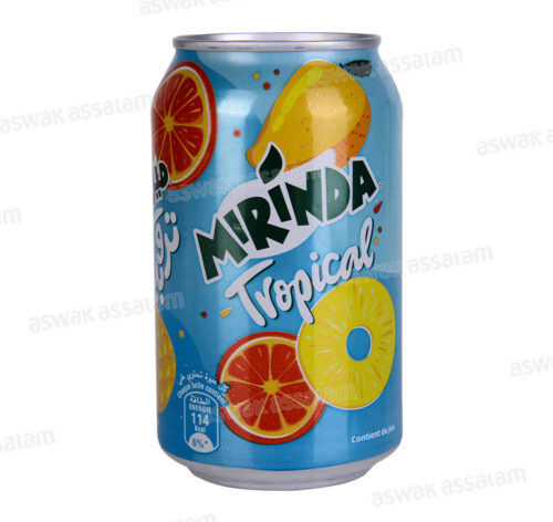 MIRINDA TROPICAL CANETTE 33CL