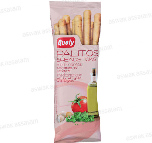 PAIN STICKS MEDITERRANEENS TOMATE AIL ET ORIGAN 50G QUELY