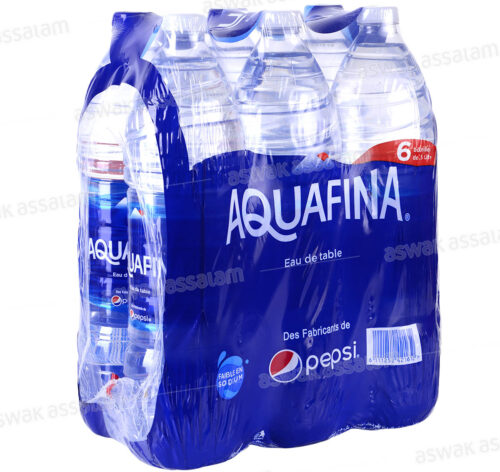 EAU DE TABLE PACK DE 6 BOUTEILLES 1,5L AQUAFINA ( 5 ACHETES = 1 GRATUIT )