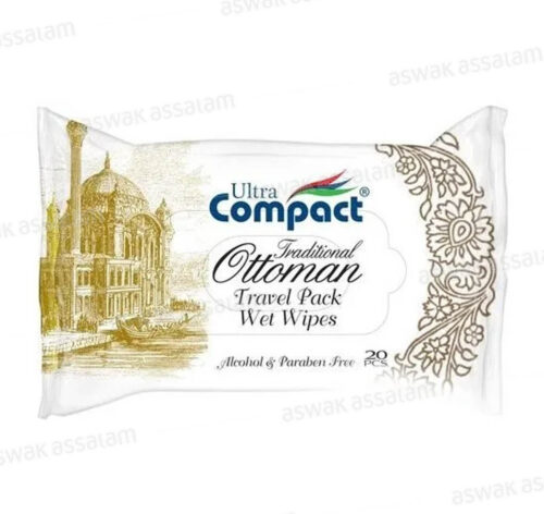 LINGETTES OTTOMAN TRAVEL PACK 20 UNITES ULTRA COMPACT