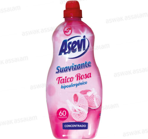 ADOUCISSANT CONCENTRE HYPOALLERGENIQUE ROSE TALC 1,5L ASEVI
