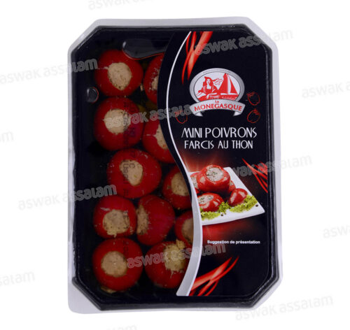 MINI POIVRONS FARCIS AU THON 300G LA MONEGASQUE