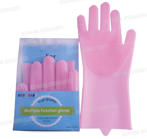 2 GANTS DE NETTOYAGE MULTI-USAGE EN SILICONE MAGIC GLOVES