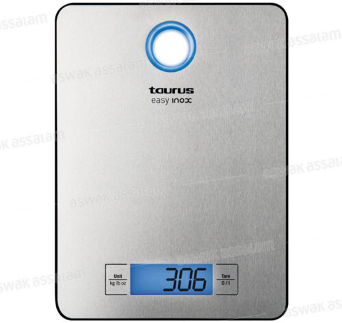 BALANCE DE CUISINE 5KG EASY INOX TAURUS