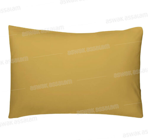 TAIE D’OREILLER COTONELLE 70*50CM MOUTARDE RICHBOND