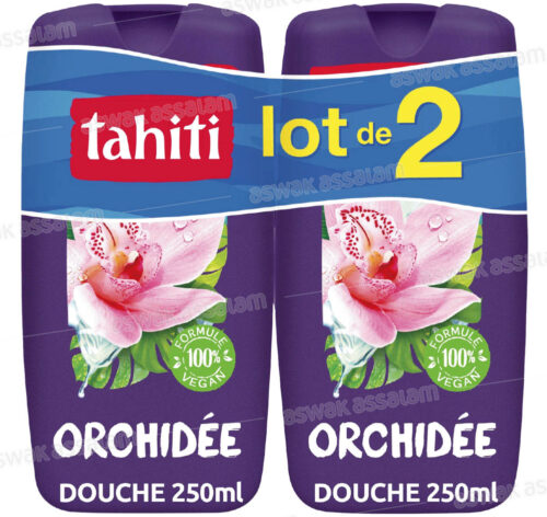 LOT DE 2 GELS DOUCHE ORCHIDEE 250ML TAHITI