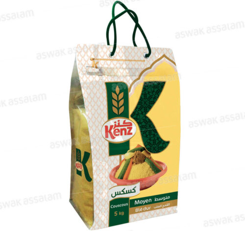 COUSCOUS MOYEN DE BLE DUR 5KG KENZ
