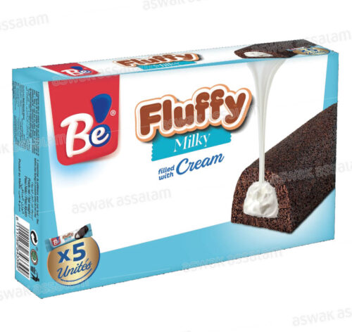 GENOISE FLUFFY MILKY CREAM 5*48G PACK BE