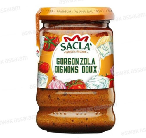 SAUCE GORGONZOLA ET OIGNONS DOUX 190G SACLA