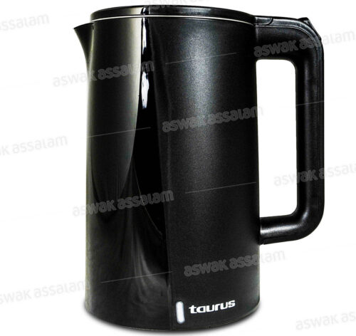 BOUILLOIRE 1,7L 2200W INOX NOIR CYNTHIA TAURUS