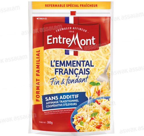 FROMAGE L’EMMENTAL FRANCAIS RAPE 300G ENTREMONT