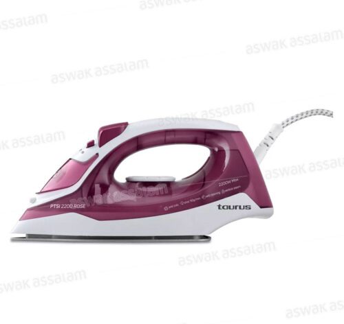 FER A REPASSER CERAMIC SYSTEME AUTO-NETTOYANT 2200W ROSE PTSI TAURUS