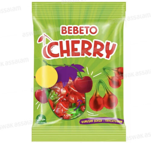 GOMMES CHERRY 80G BEBETO