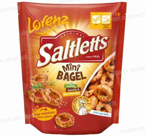 MINI BAGEL SALTLETTS 100G LORENZ