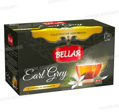 THE NOIR PREMIUM EARL GREY AROME BERGAMOTE 20 SACHETS BELLAR