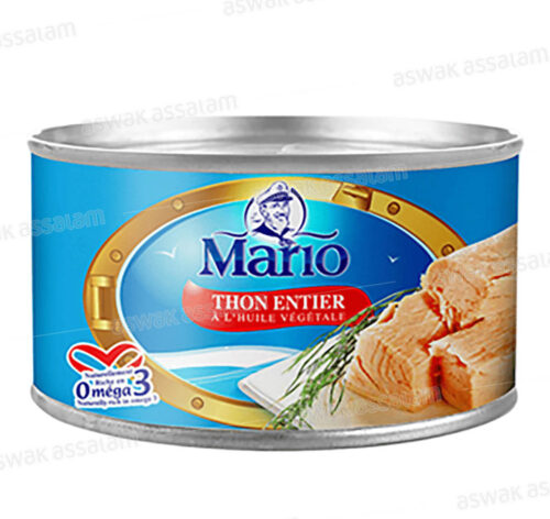 THON ENTIER A L’HUILE VEGETALE 1,7KG MARIO