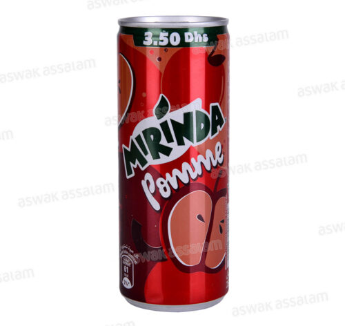 MIRINDA POMME CANETTE 25CL
